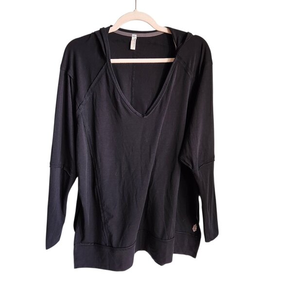 Free People Movement Shirt Medium Large Soul Circle Hoodie Hooded Shirt Gym - Picture 1 of 10